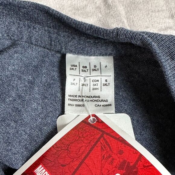 Captain America Iron Man Thor Men's T-Shirt 3XLT Marvel Universe Avengers NWT - Picture 7 of 7